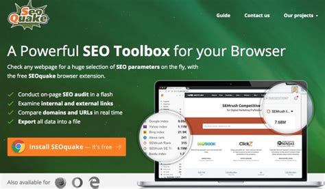 link https www.seoquake.com review contacts.html|SeoQuake Review – A powerful SEO toolbox for your browser.